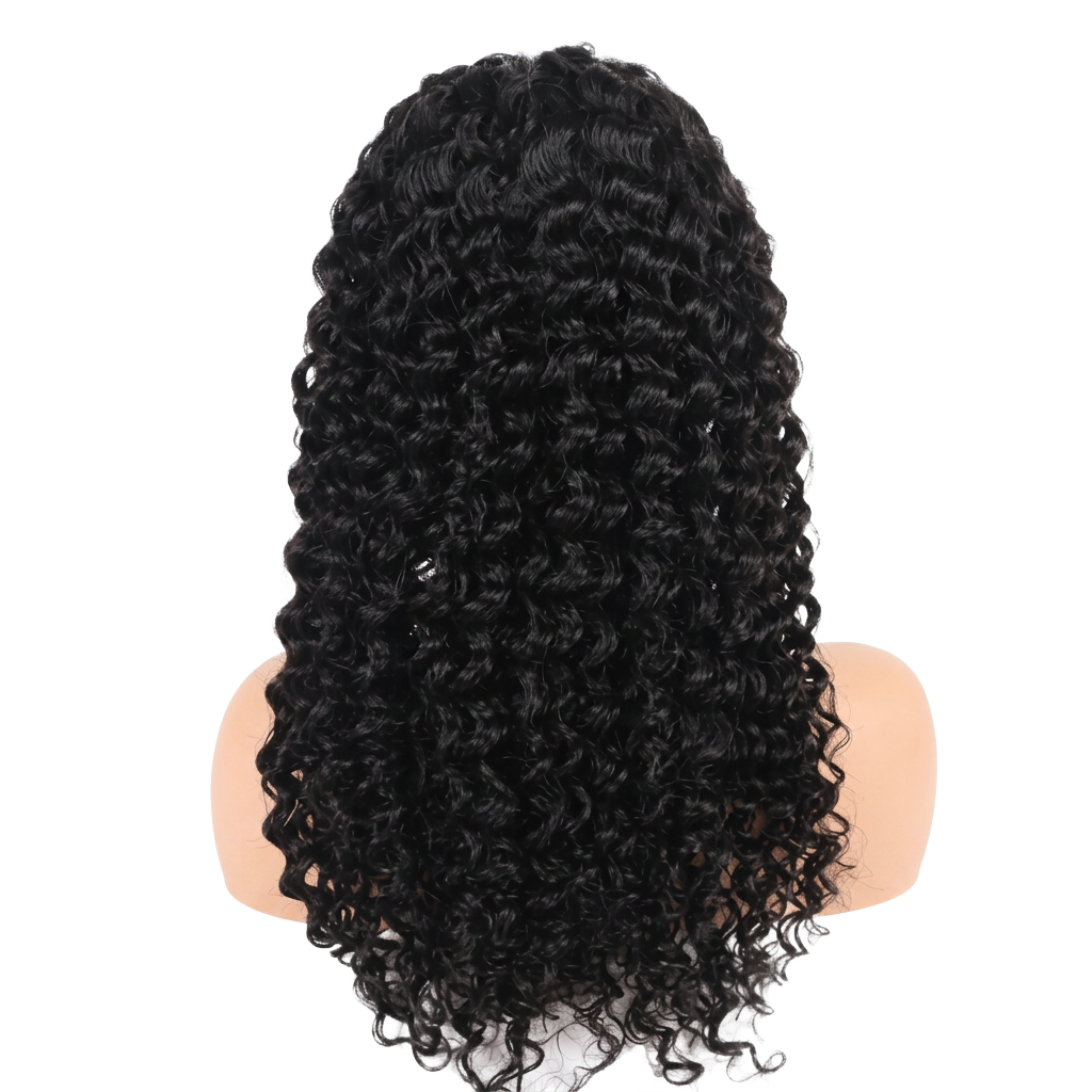 Deep curly long wig unit